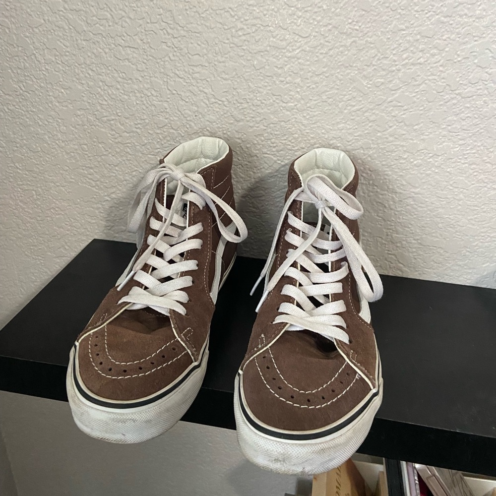 Brown High Top Vans women’s size 9